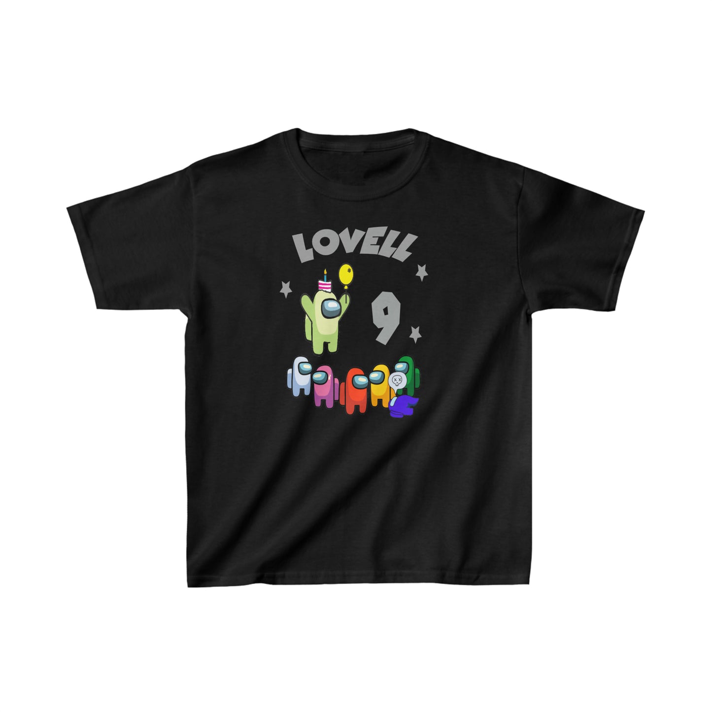 Kids Birthday Among Us Personalized T Shirt