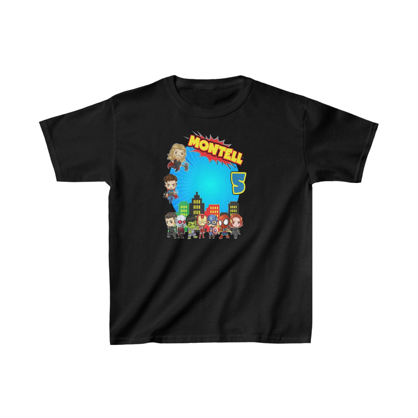 Heros Personalized Birthday T Shirt.