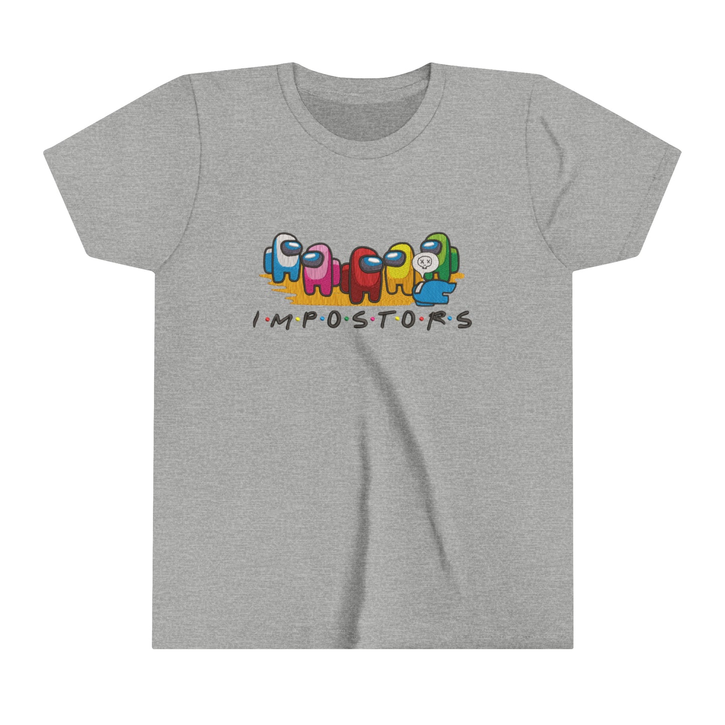 Embroidery Kids Among Us Imposter t shirt