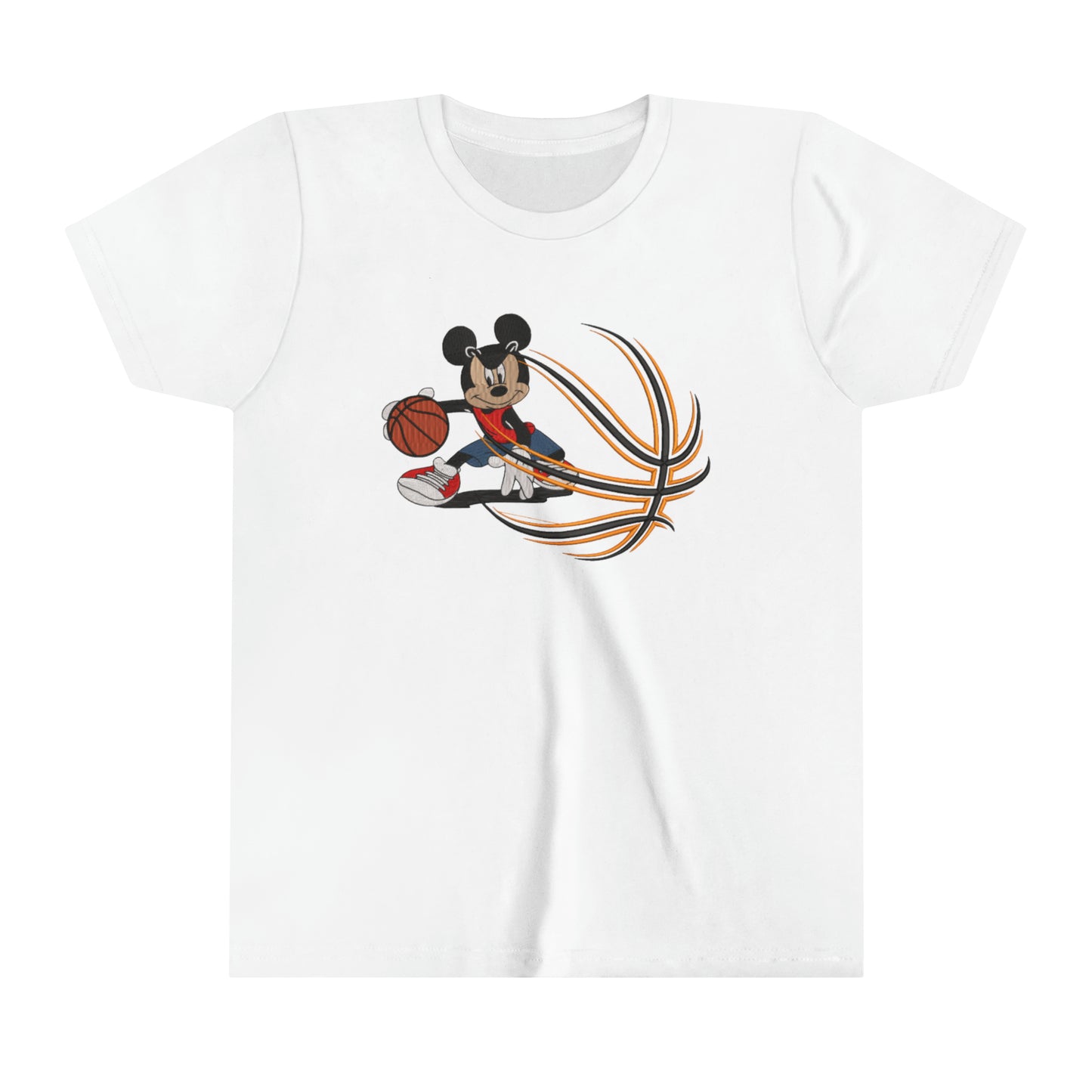 Embroidery Kids Mickey balling T Shirt