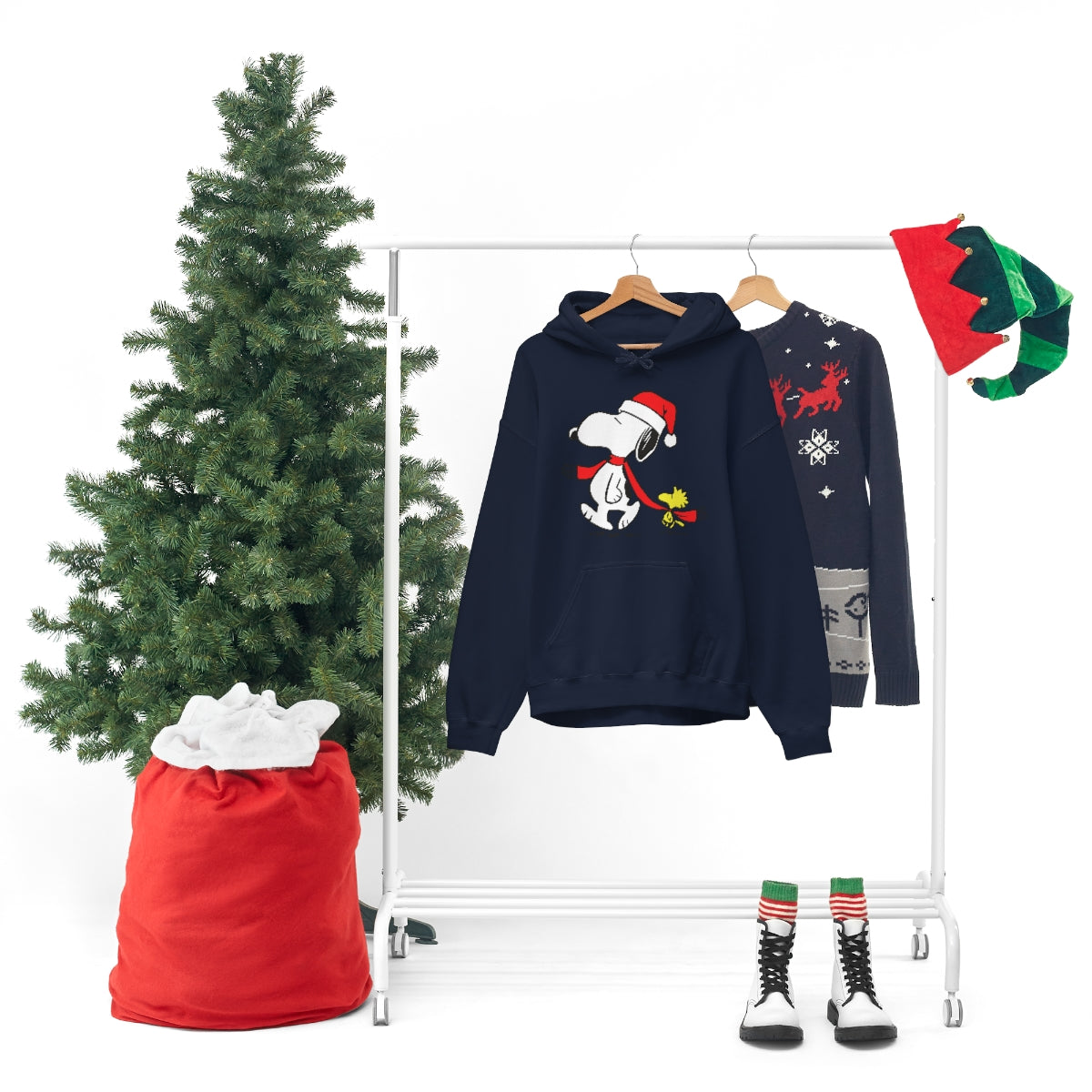 Snoopy Christmas Unisex Heavy Blend Hooded Sweatshirt
