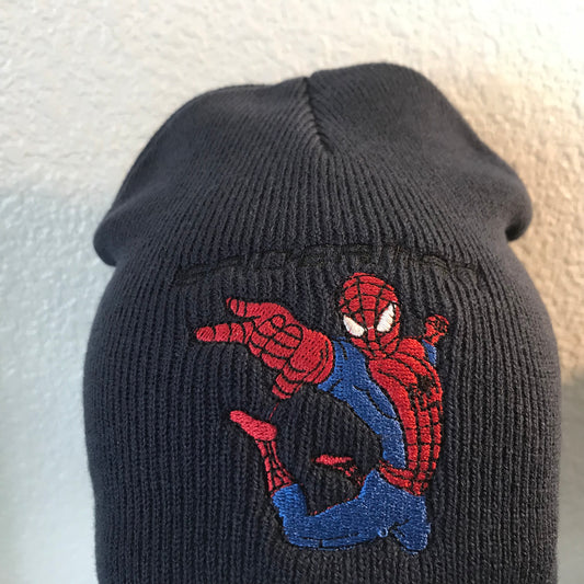 Spiderman Skull Cap Embroidered