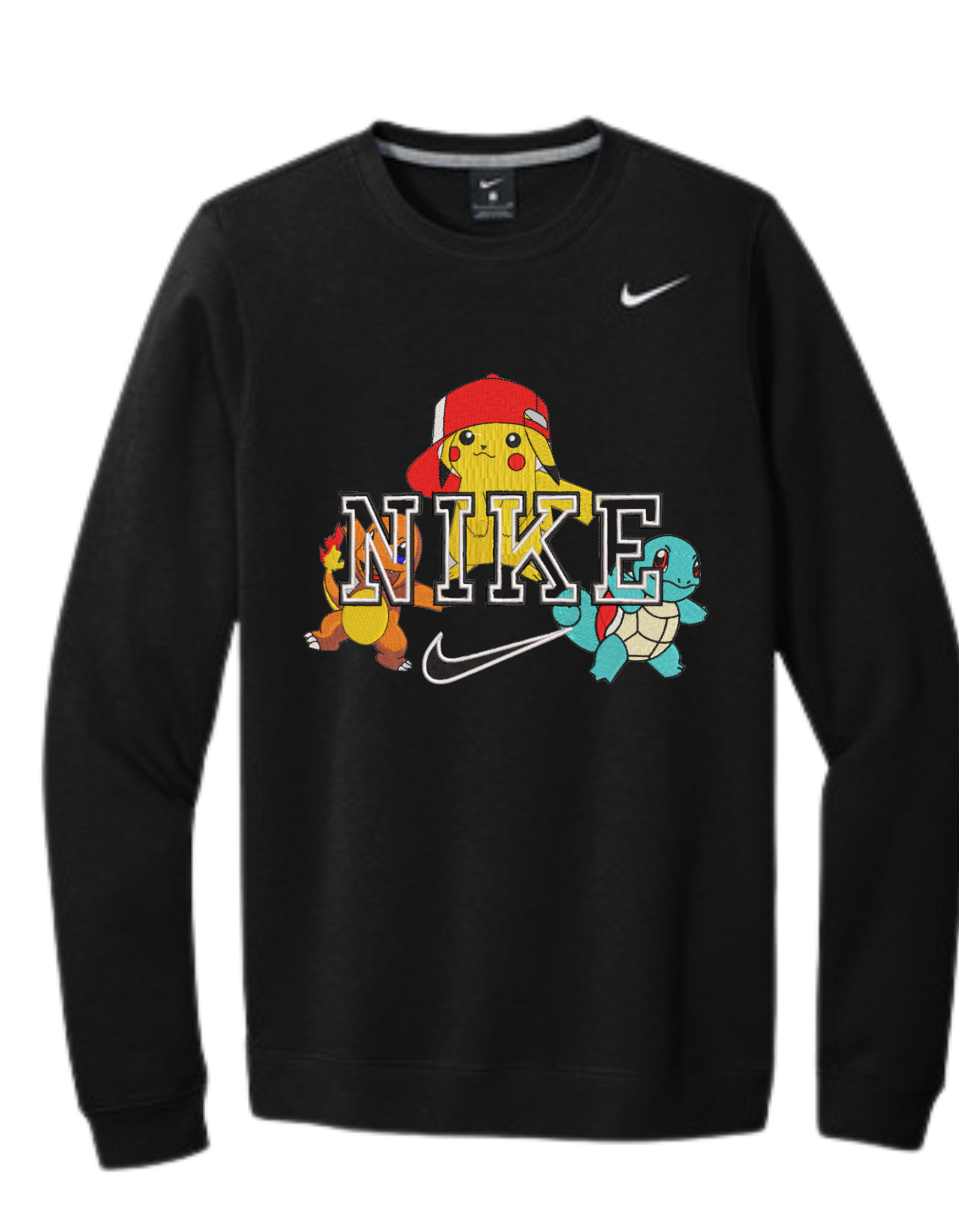 Pokemon Nike Sweater Embroidery