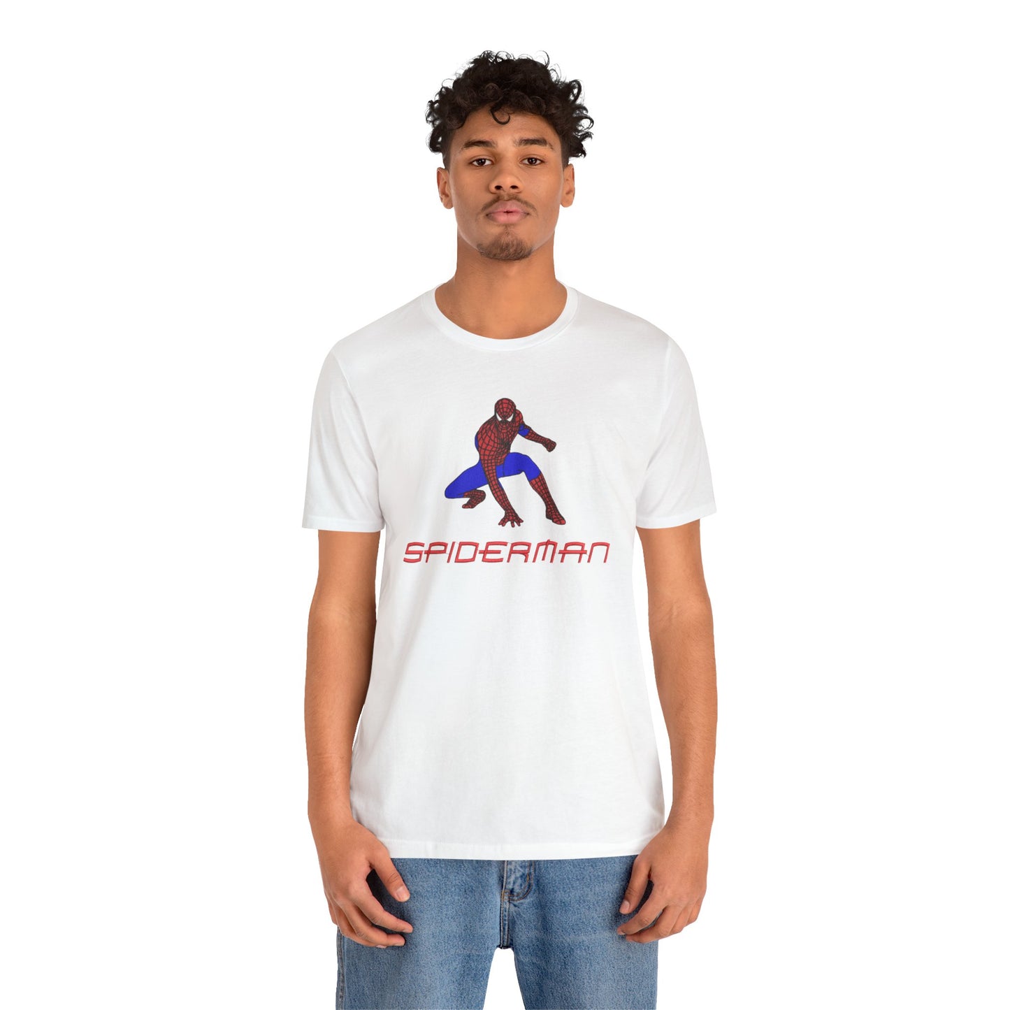 Spiderman Embroidery T Shirt