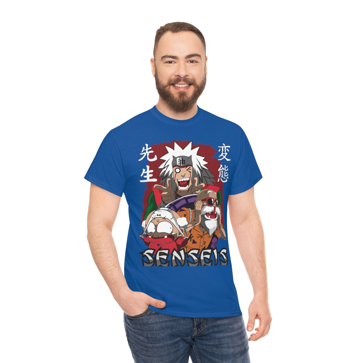 Anime perv mash up Unisex Heavy Cotton Tee