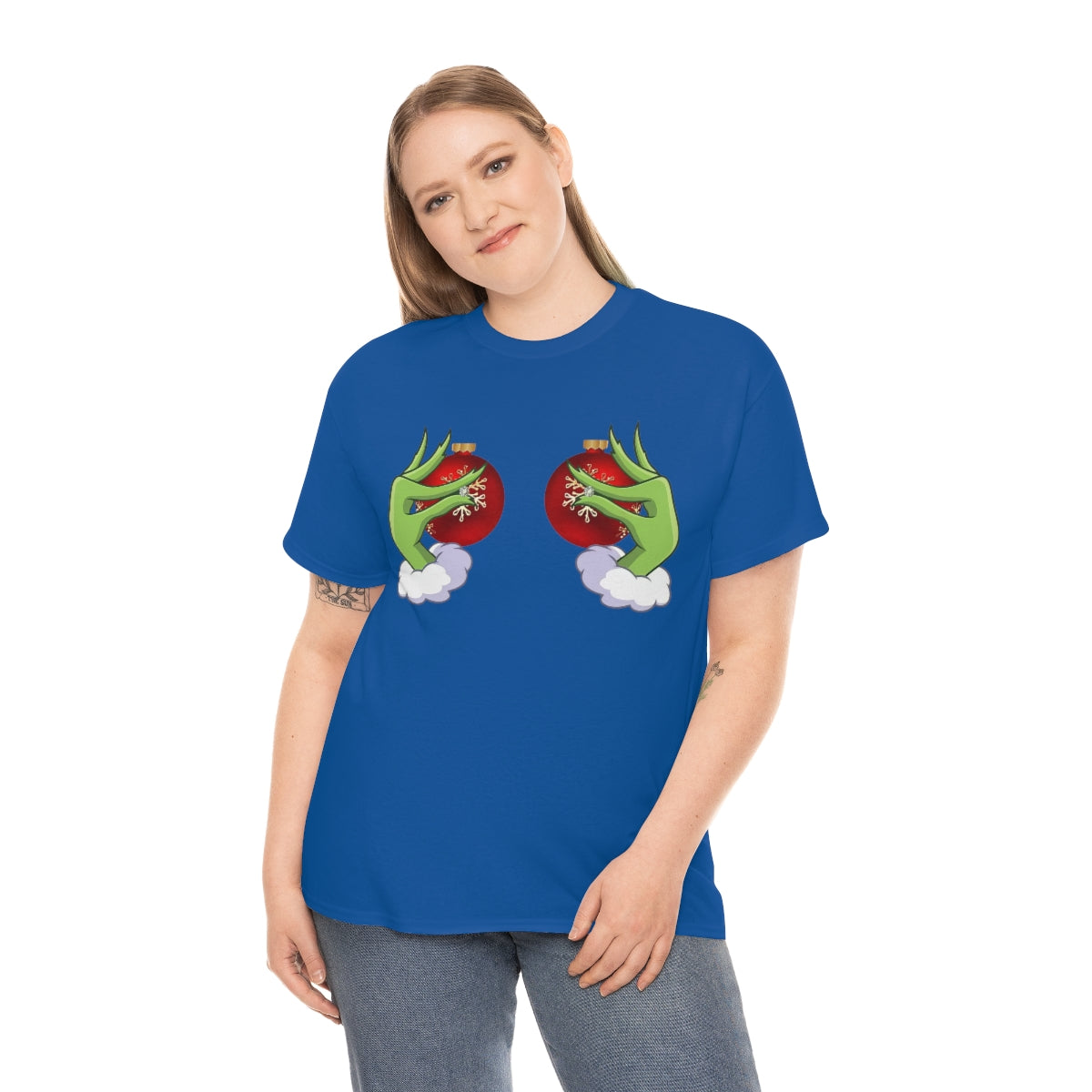 Ladys Christmas Heavy Cotton Tee