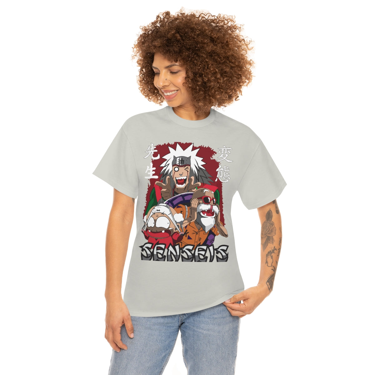 Anime perv mash up Unisex Heavy Cotton Tee