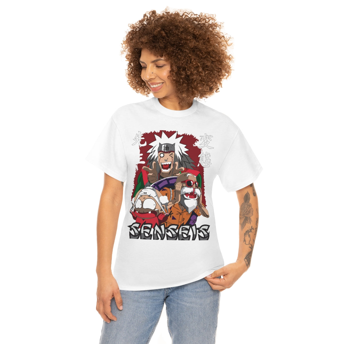 Anime perv mash up Unisex Heavy Cotton Tee