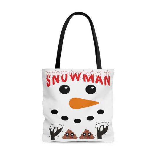 Snowman AOP Tote Bag