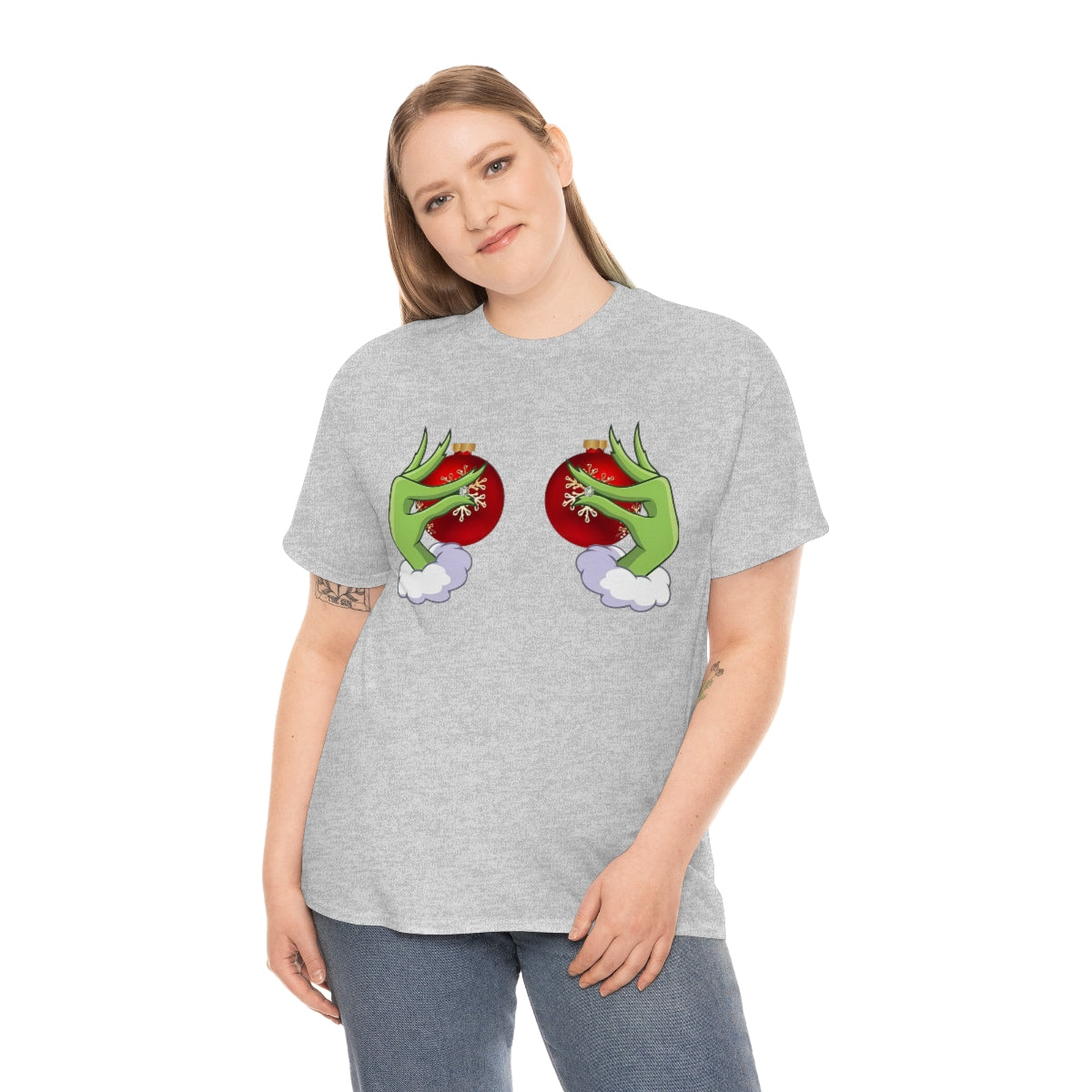 Ladys Christmas Heavy Cotton Tee